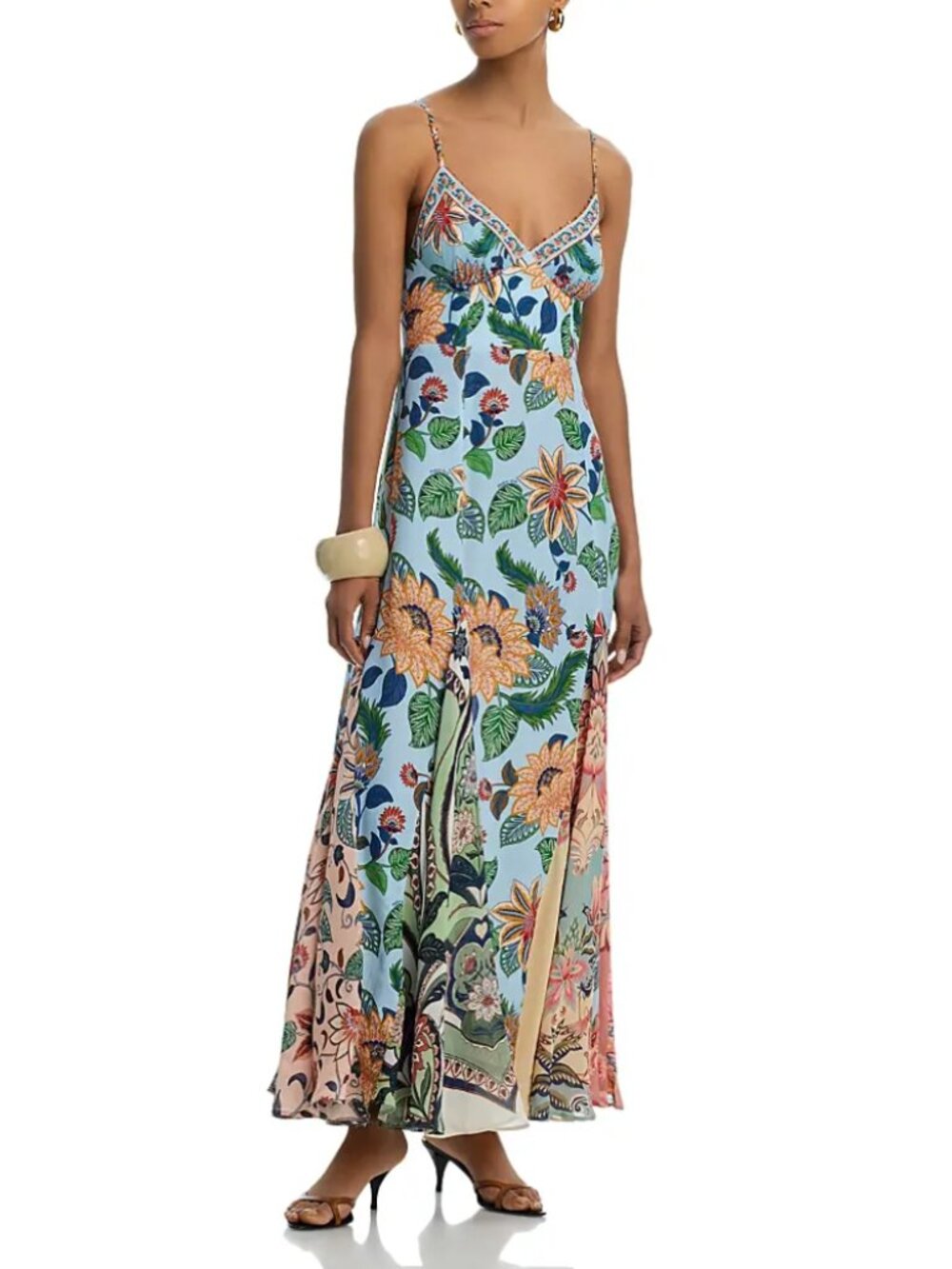 FARM Rio Floral Delhi Sleeveless Maxi Dress